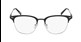 square black metal eyeglass frames
