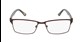 brown rectangular eyeglasses frames for men