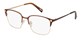 square brown full rim eyeglass frames for men