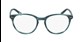 Teal round plastic eyeglass frames