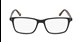 matte black plastic eyeglass frames for men