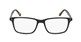 matte black plastic eyeglass frames for men