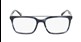 rectangular black and gray eyeglass frames for men